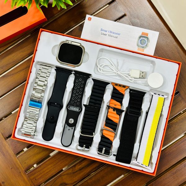 Smart Watch Ultra With 7-Straps