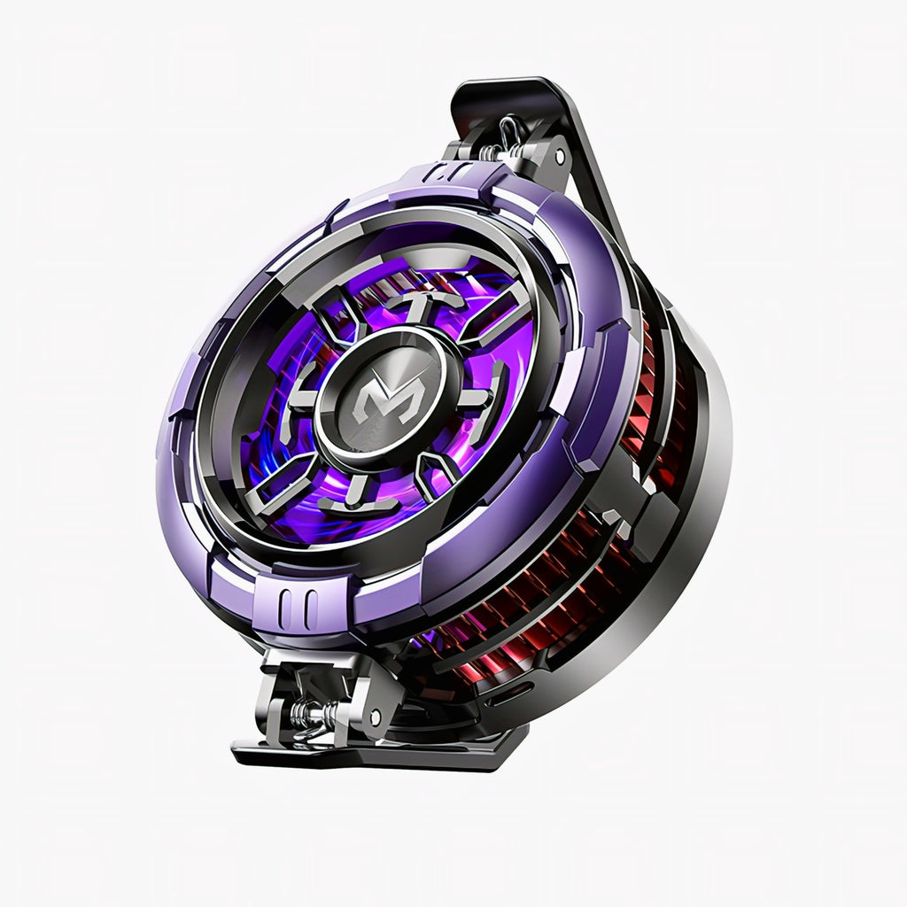 Memo DLA6 Mobile Cooling Fan | RGB Light Radiator | High-Speed Cooling | Fast Heat Dissipation | Silent Operation for PUBG & Free Fire | USB Powered.